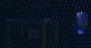 Placa de circuito em azul ilustrando os desafios da cibersegurança na nuvem para empresas