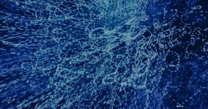 Luz azul abstrata ilustrando as tendências e inovações na gestão de TI